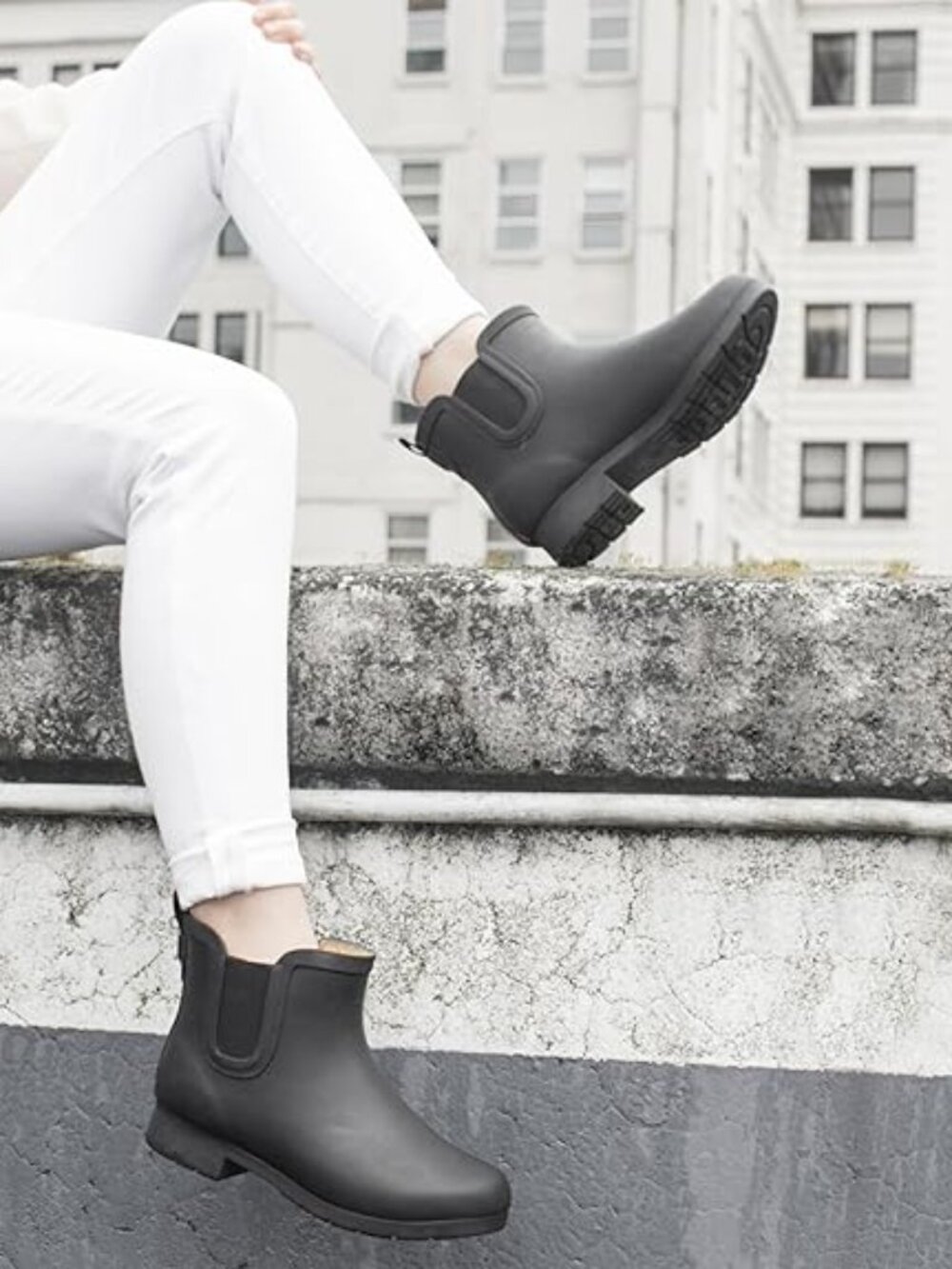 Women's Delridge Waterproof Faux Fur Chelsea Rain Boot Slip On